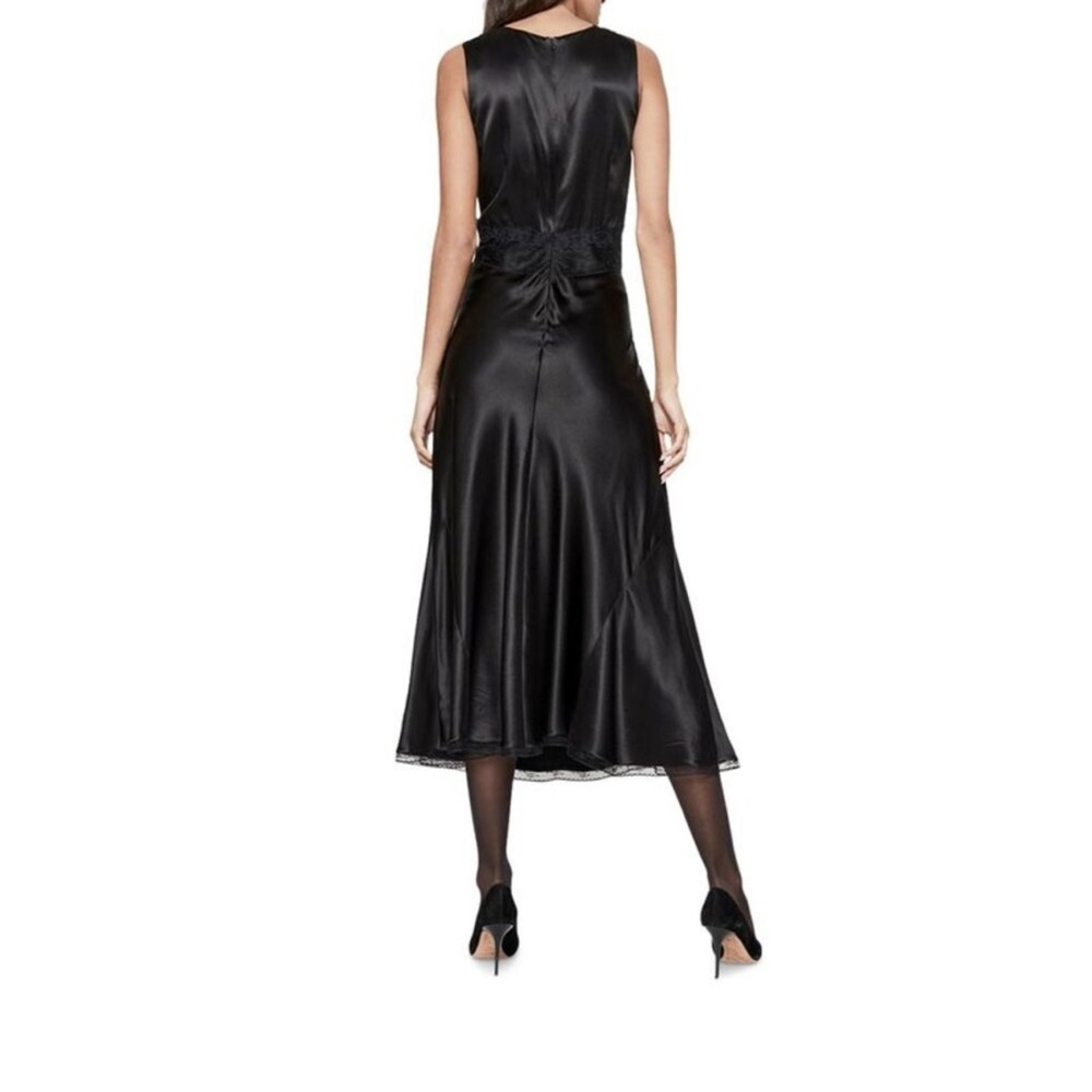 Bardot Women’s Fit And Flare Black MIDI Dress Size-6, NWOT - Picture 3 of 4